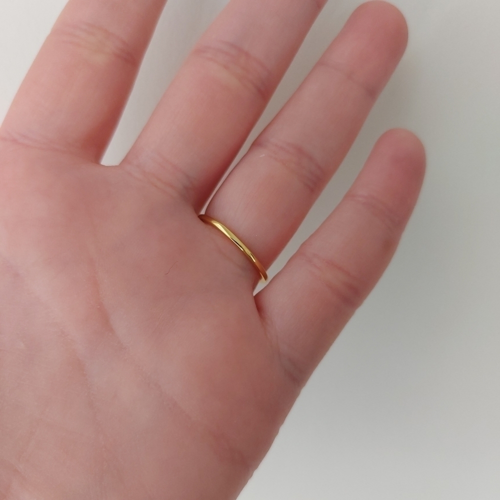 Gold Plated 925 Sterling Silver Cat Adjustable Ring - Picture 4 of 8